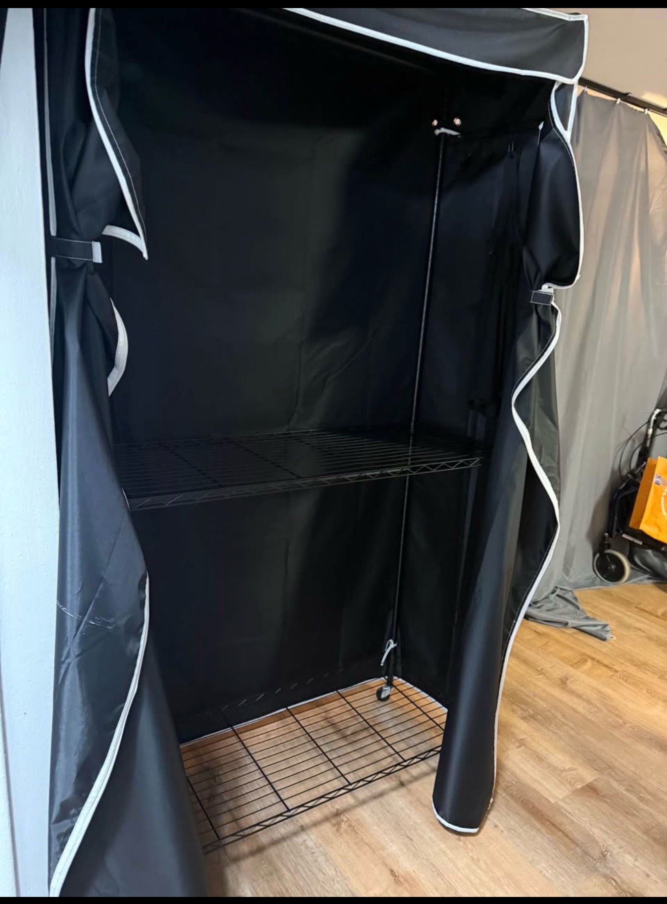Storage closet for clothes
