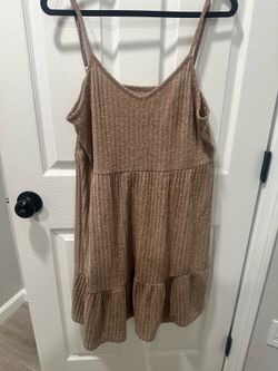 Beige summer dress - $10