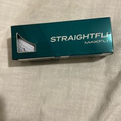 Maxfli Straightfli Golf Balls White. New. 