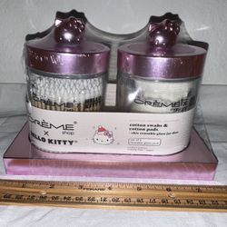 Hello Kitty - The Creme Shop Cotton Swabs & Cotton Pads