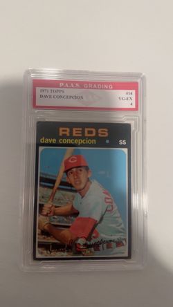 1971 Topps Dave Concepcion #14 Graded VG-EX 4