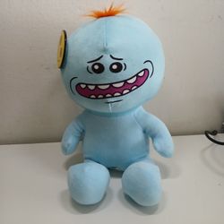 Mr. Meeseeks Plush From Rick and Morty 10" Toy Factory New.
Only 15 dollars. 
Incredible deal. 