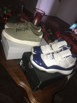 Jordan 11s & Air Force 1s olive green