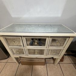 Drawer, Nightstand, Mirrors Furniture For Bedroom Or Living Room In Great Shape 