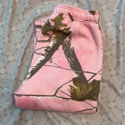 Womens Small Pink Camo Pants