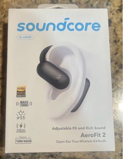 Soundcore by Anker AeroFit 2 Open-Ear True-Wireless Earbuds