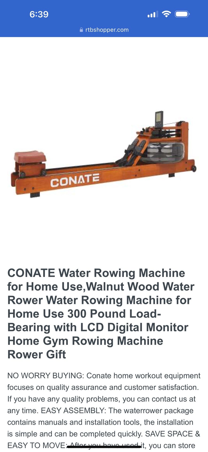 Conate Row Machine