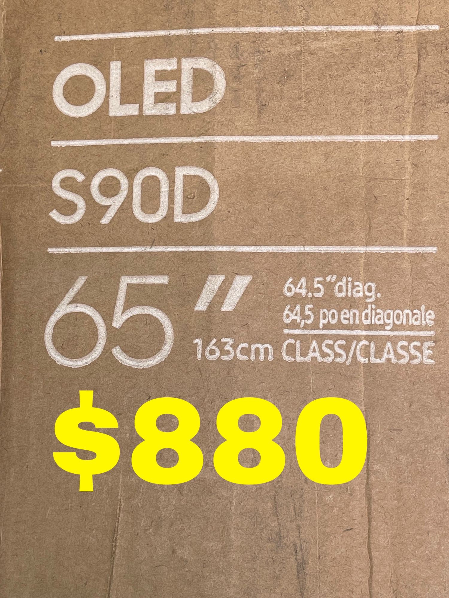 Samsung 65 OLED 144Hz 4K TV
