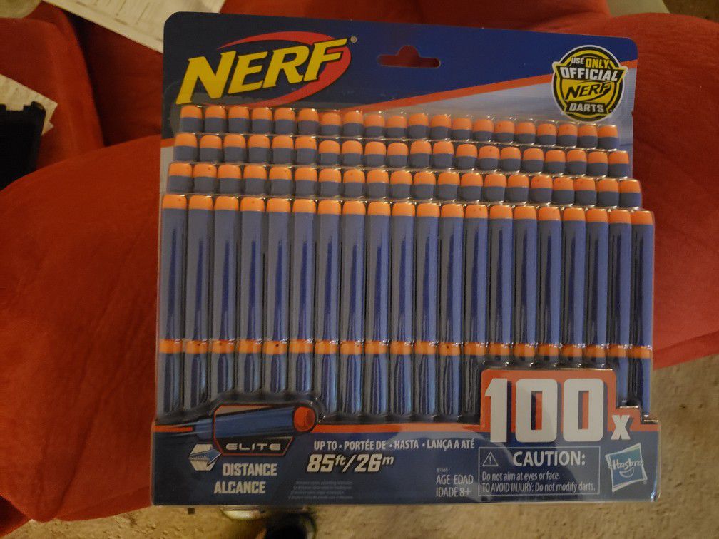 Brand new 100 pack nerf darts