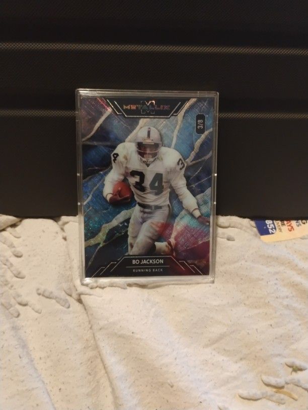 BO JACKSON 3 OF 8. METALLIX WILD CARD