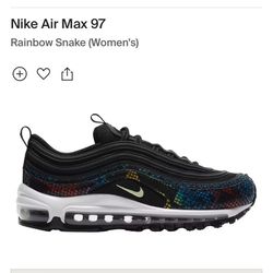 Nike Air Max 97 ( Rainbow Snake Women’s Size 8.5 Athletic Shoes ( CW5595-002 ) 