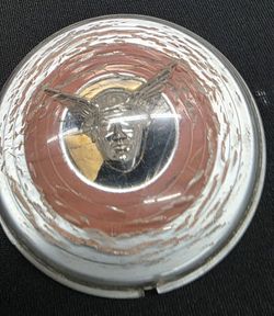 OG 1951 Mercury Steering Wheel accessory Ring Button Center Emblem Ornament