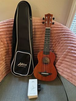 AKLOT Solid Mahogany Soprano Ukelele