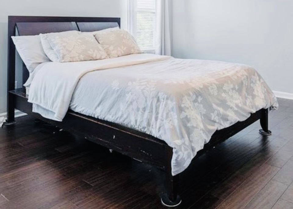 Macys Asian Style Solid Wood Queen Bed Frame