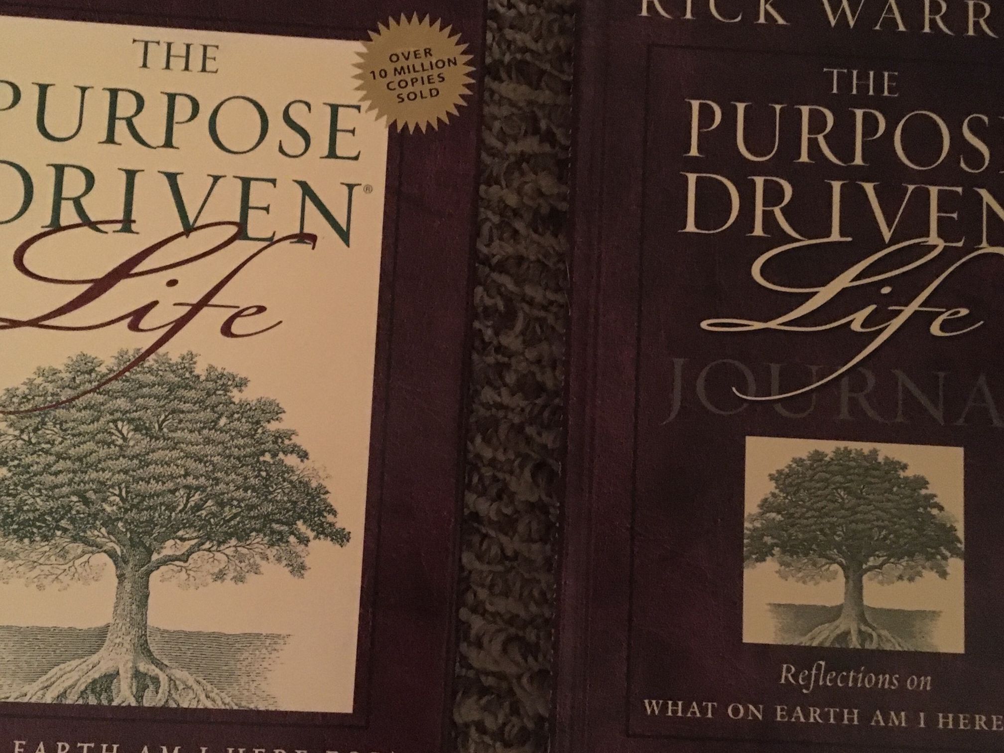 The Purpose Driven Life Book And Journal $3 Each / Both For $5