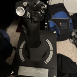 Logitech X56 HOTAS flight simulator setup