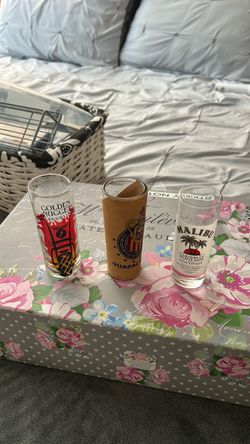 Set of 3 Souvenir Shot Glasses