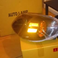 Black Housing Halogen Headlights Compatible With Chevrolet Pontiac Cobalt G5 Pursuit 2005-2010