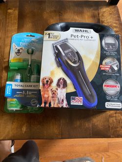 New dog care items
