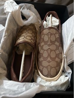 Coach Canvas shoes