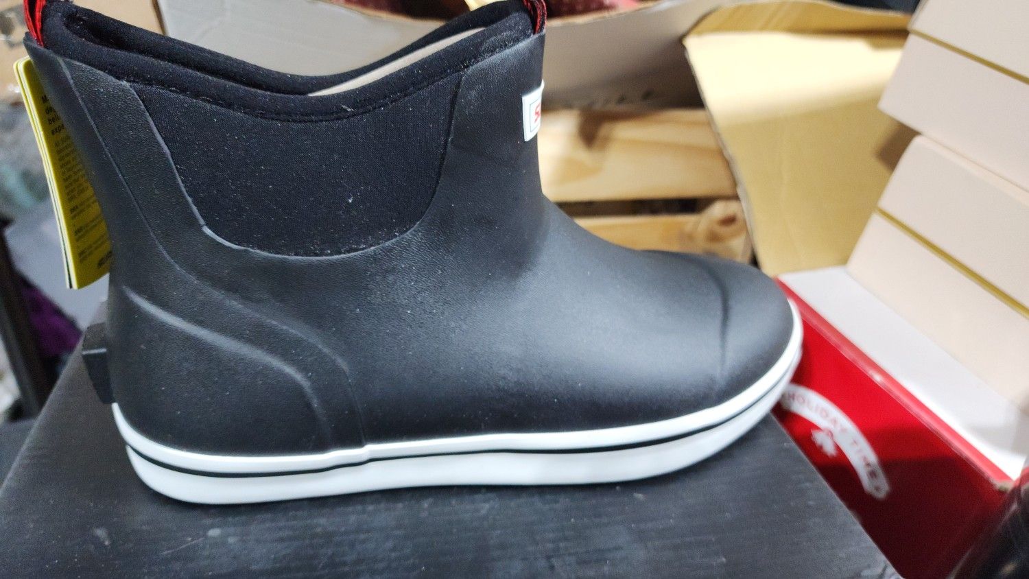 Boots Sureway Mens/Womens Deck Boots Black