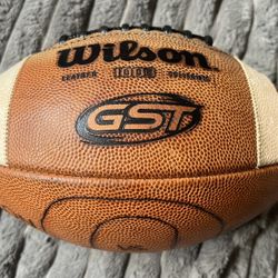 Wilson GST 1003 Leather Football 