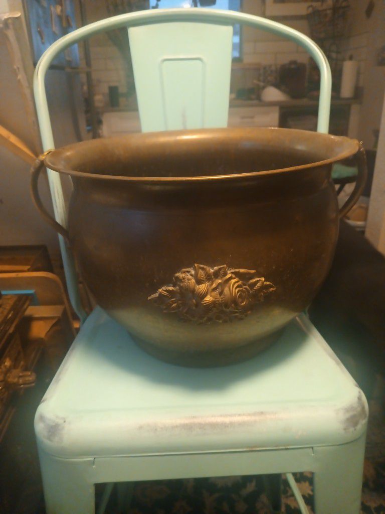 Brass Pot Antique 