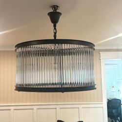 Restoration hardware 1920S ESSEX CRYSTAL ROD CHANDELIER