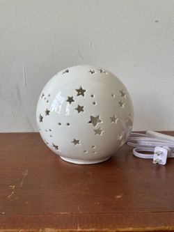 Star Cutout Globe Electric Nightlight