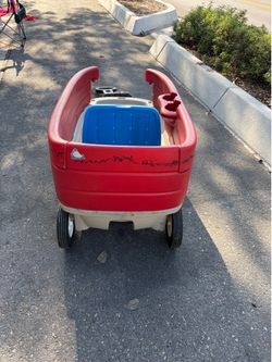 Wagon 2 seats toddler outdoor riding toy