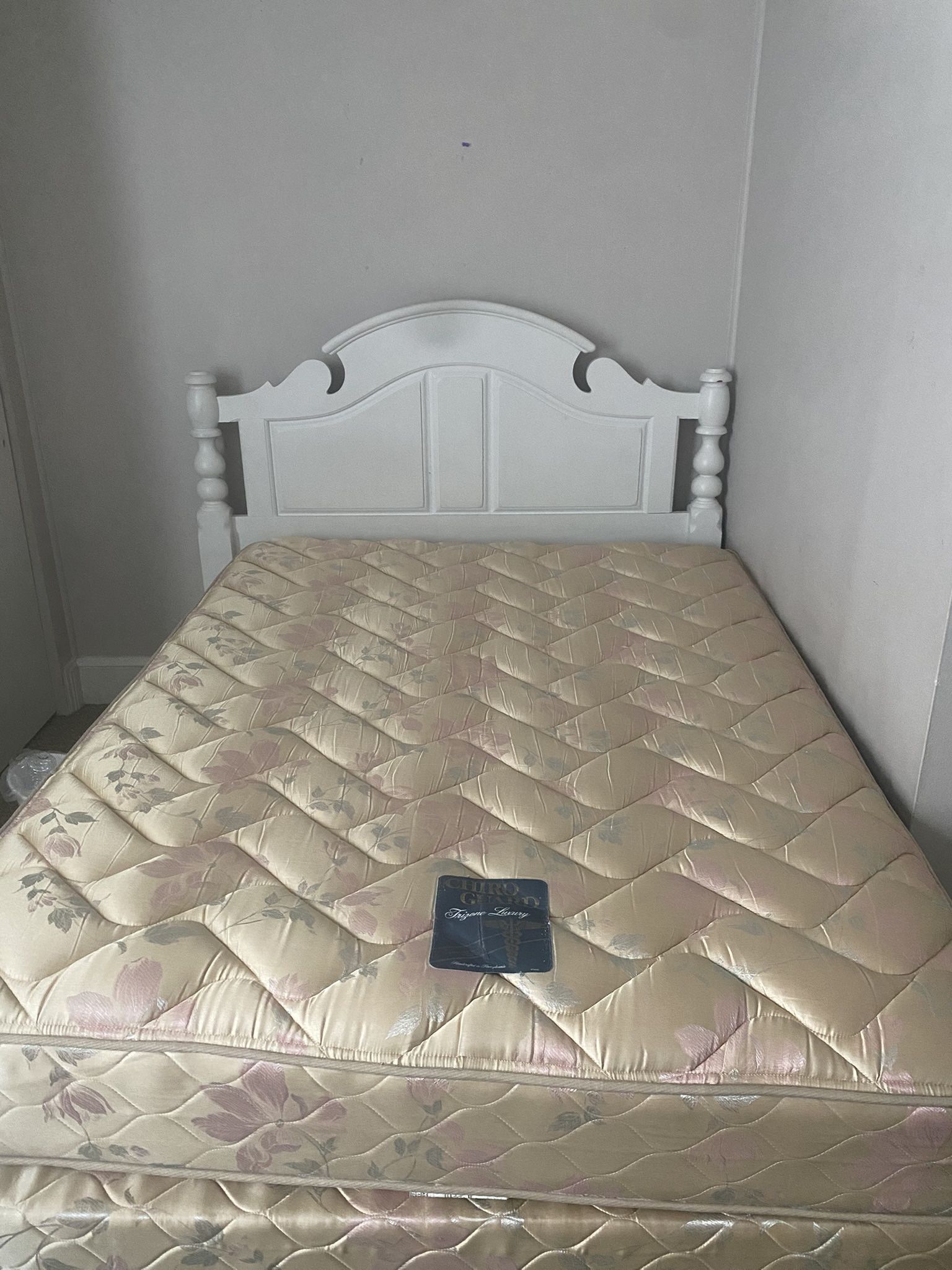 Queen Sized Bed With Bed frame