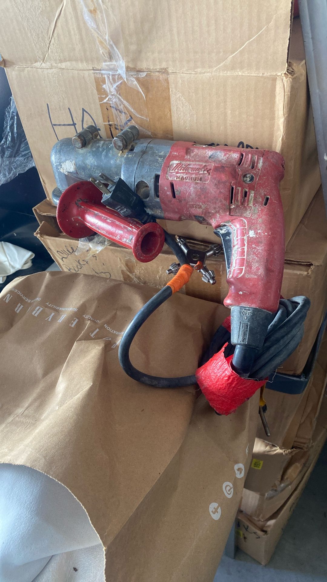 Milwaukee 1/2-inch Magnum Drill, model number 0234-6. 