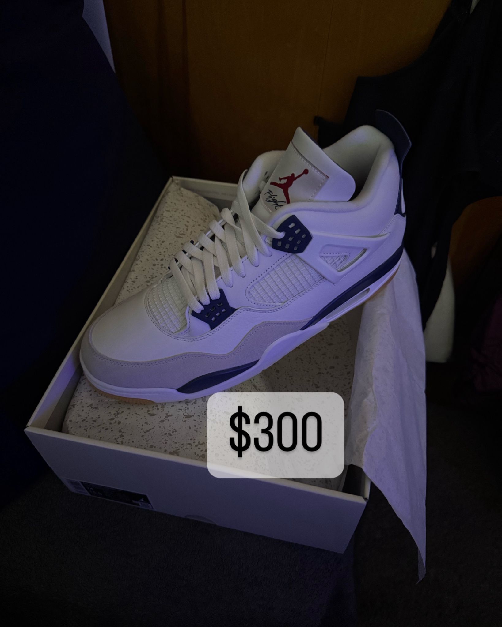 Jordan 4s SB Navy