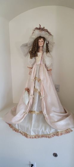 Victorian Porecelain Antique Large Doll