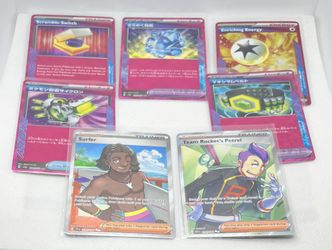 7 Pokemon Cards Maximum Belt, Sparkling Crystal, Scoop Up Cyclone (Jp Terastal Festival), 