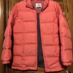 Avalanche pink puffer jacket