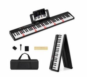 NEW 88-Key Foldable Piano Keyboard with Travel Bag