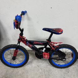 Spider-Man Kids Bike Like New – 16” $90