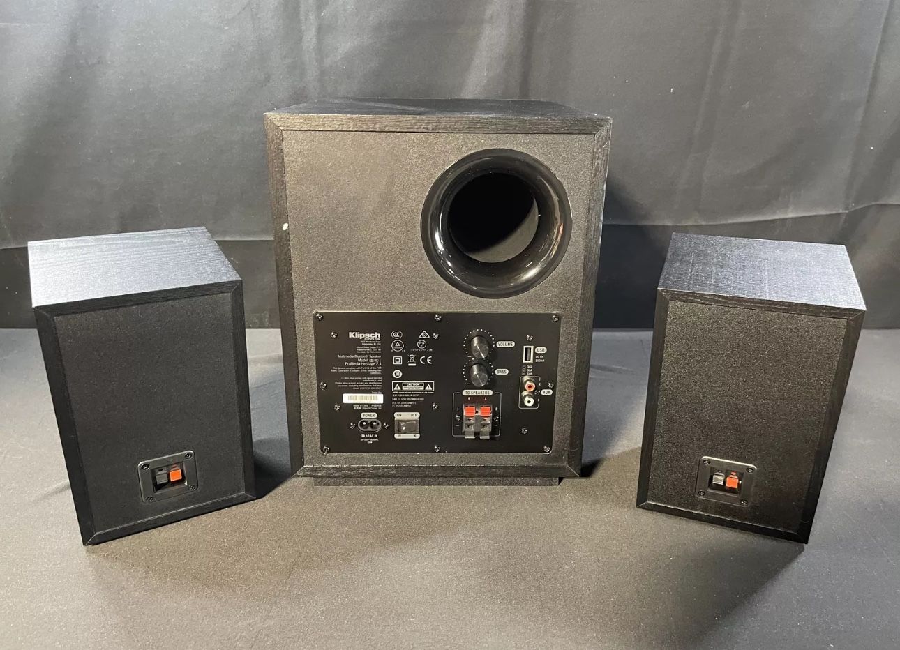 Klipsch ProMedia Heritage THX Certified 260W Speaker System Black