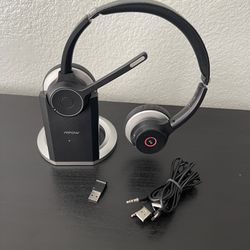 Mpow HC5 Pro V5.0 Wireless Headset & Charging Dock 