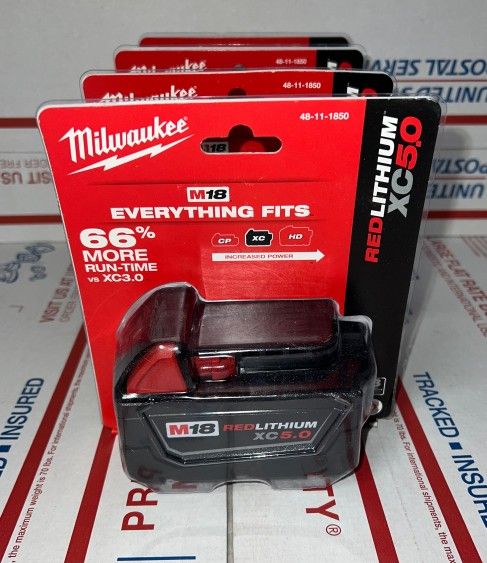 Milwaukee M18 5.0ah Battery 