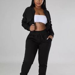 Black Sweatsuit 