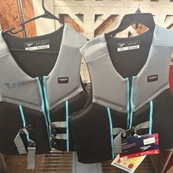 Two Speedo Life Jackets 