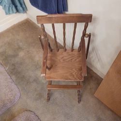 Antique Baby Doll High Chair