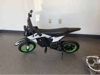 Brand New Kids Electric Dirt Bike + Helmet & Protective Gear