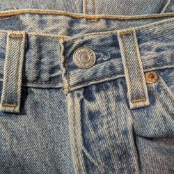 VINTAGE LEVIS 501 XX WOMANS DENIM JEANS LEVI STRAUSS & CO. USA BUTTON FLY 28 30