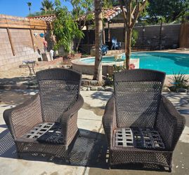 Wicker chairs