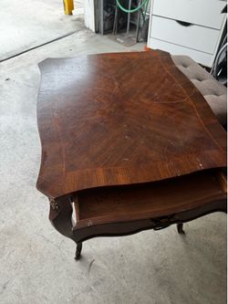 wooden table