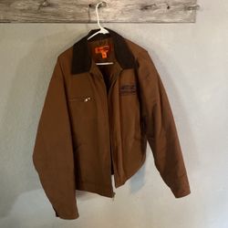 Brown Canvas Work Jacket