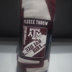 Texas A&M 50x60 Fleece Throw
